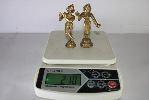 Brass Radha Krishna Yugal Jodi Idol 210g