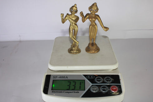 Brass Radha Krishna Yugal Jodi Idol 331g