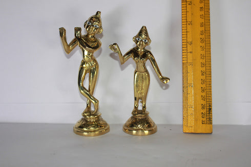 Brass Radha Krishna Yugal Jodi Idol 511g