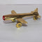 Brass Toy Aeroplane Showpiece (Pack Of 2) 124g