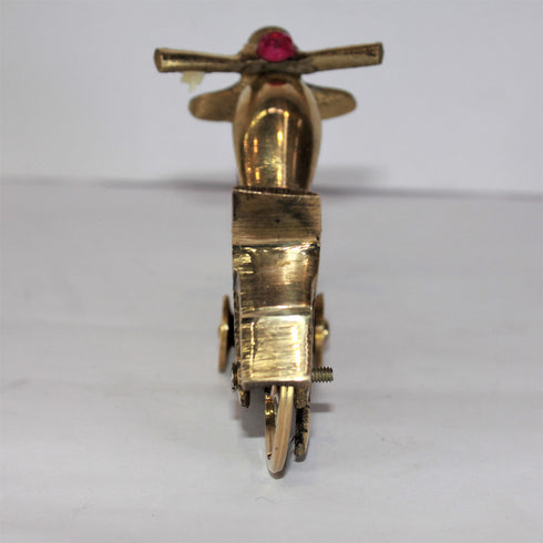 Brass Bullet Bike Motorcycle Showpiece 168g