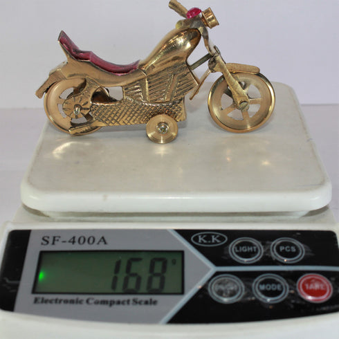 Brass Bullet Bike Motorcycle Showpiece 168g