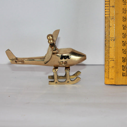 Brass Helicopter Showpiece 174g