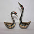 Brass Showpiece Duck Pair Statue 573g