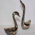 Brass Showpiece Duck Pair Statue 573g