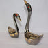 Brass Showpiece Duck Pair Statue 573g