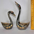 Brass Showpiece Duck Pair Statue 641g