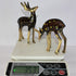Brass Pair Deer Showpiece Statue 353g