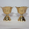 Brass Flower Design Pair Diya 112g