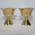 Brass Flower Design Pair Diya 112g