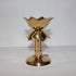 Brass Lotus Shape Pillar Stand Diya 142g