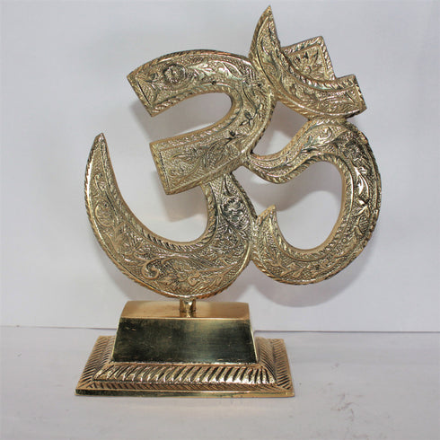Brass OM Statue 438g
