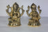 Brass Laxmi Ganesh God Idol Statue 1059g