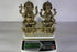 Brass Laxmi Ganesh God Idol Statue 2886g