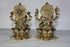 Brass Laxmi Ganesh God Idol Statue 2886g