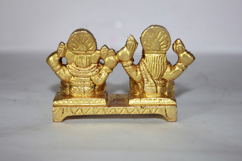 Brass Laxmi Ganesh God Idol Statue 153g