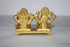 Brass Laxmi Ganesh God Idol Statue 153g