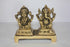 Brass Laxmi Ganesh God Idol Statue 595g