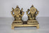 Brass Laxmi Ganesh God Idol Statue 595g