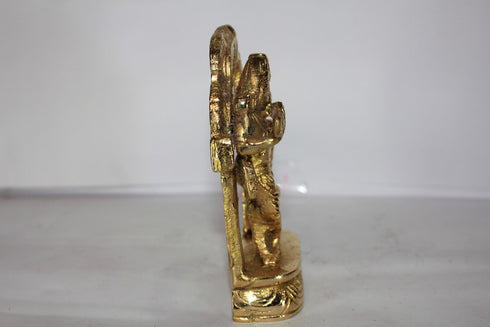 Brass Radha Krishna Idol 500g
