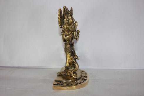 Brass Radha Krishna Idol 2755g