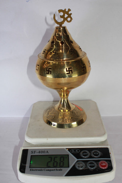 Brass Made Akhand Jyoti Diya 268g