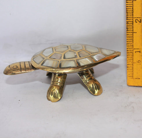 Brass Tortoise for Good Luck Showpiece 103g
