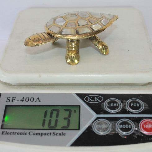 Brass Tortoise for Good Luck Showpiece 103g