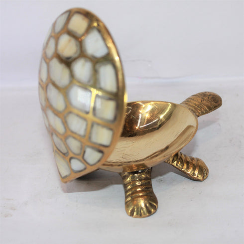 Brass Tortoise for Good Luck Showpiece 209g