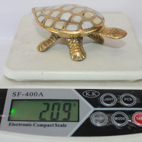 Brass Tortoise for Good Luck Showpiece 209g