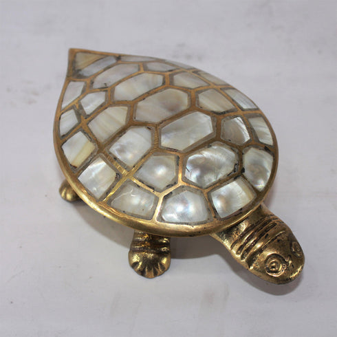 Brass Tortoise for Good Luck Showpiece 259g