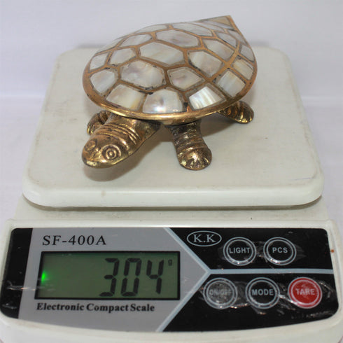 Brass Tortoise for Good Luck Showpiece 304g