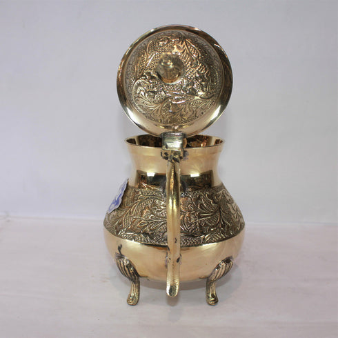 Brass Designer Tea Pot Ketali Kettle 786g