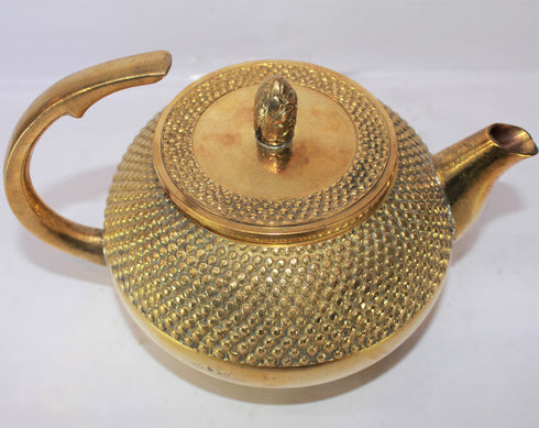 Brass Designer Tea Pot Ketali Kettle 934g