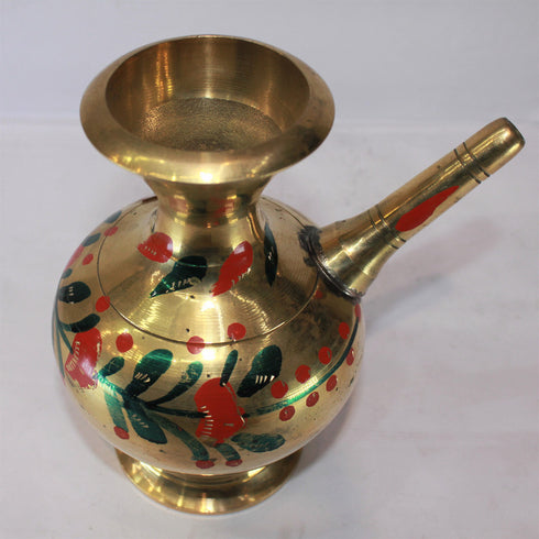 Brass Hookah Container With Spout 810g
