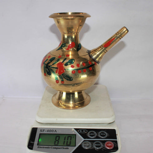 Brass Hookah Container With Spout 810g
