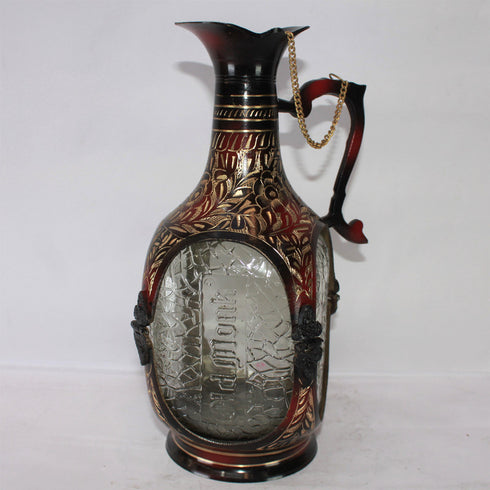Vintage Brass Old Monk Bottle 992g