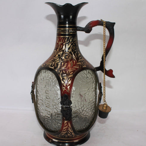 Vintage Brass Old Monk Bottle 992g