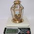 Brass Akhand Glass Jyoti Diya Stand 176g