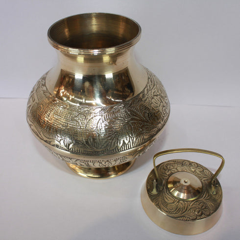 Brass Gangajali Lota Kalash 332g