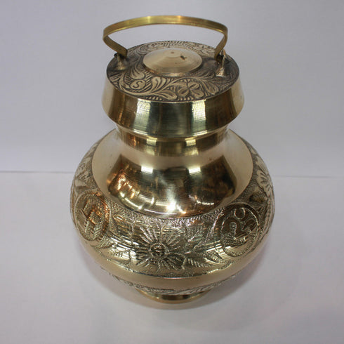 Brass Gangajali Lota Kalash 503g