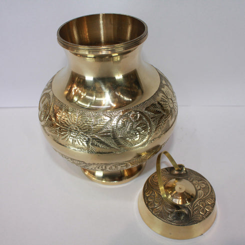 Brass Gangajali Lota Kalash 503g