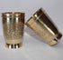 Mughal Design Etching Brass Glass 178g(Pack of 16)
