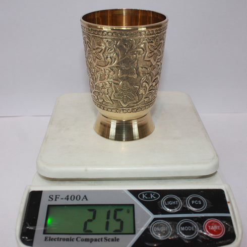 Brass Glass 215g(Pack of 12)