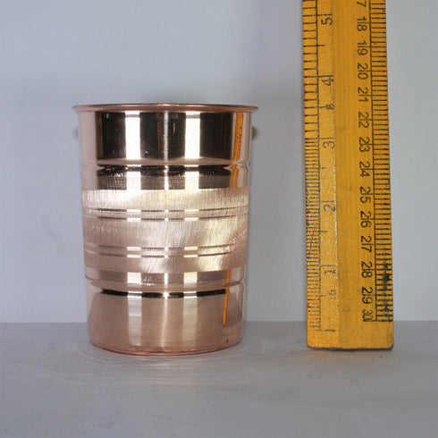 Pure Copper Glass for Water Set of 2 116g