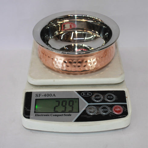 Steel Copper Handi Bowl 299g