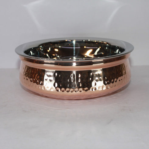 Steel Copper Handi Bowl 494g