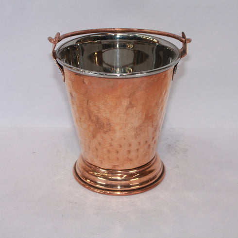 Steel Copper Bucket Balti 391g