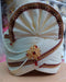 Cream And Red Pagdi With White And Red Kundan
