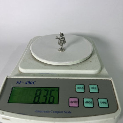 Pure Silver 92.5 Krishna Antique Idol 8.36g
